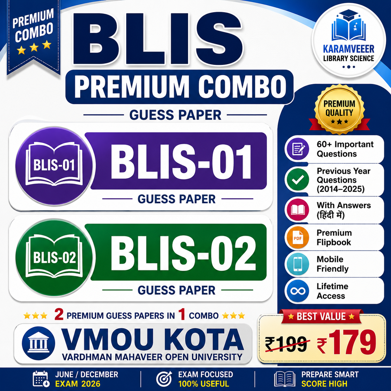 BLIS Premium Combo Guess Paper (01+02)