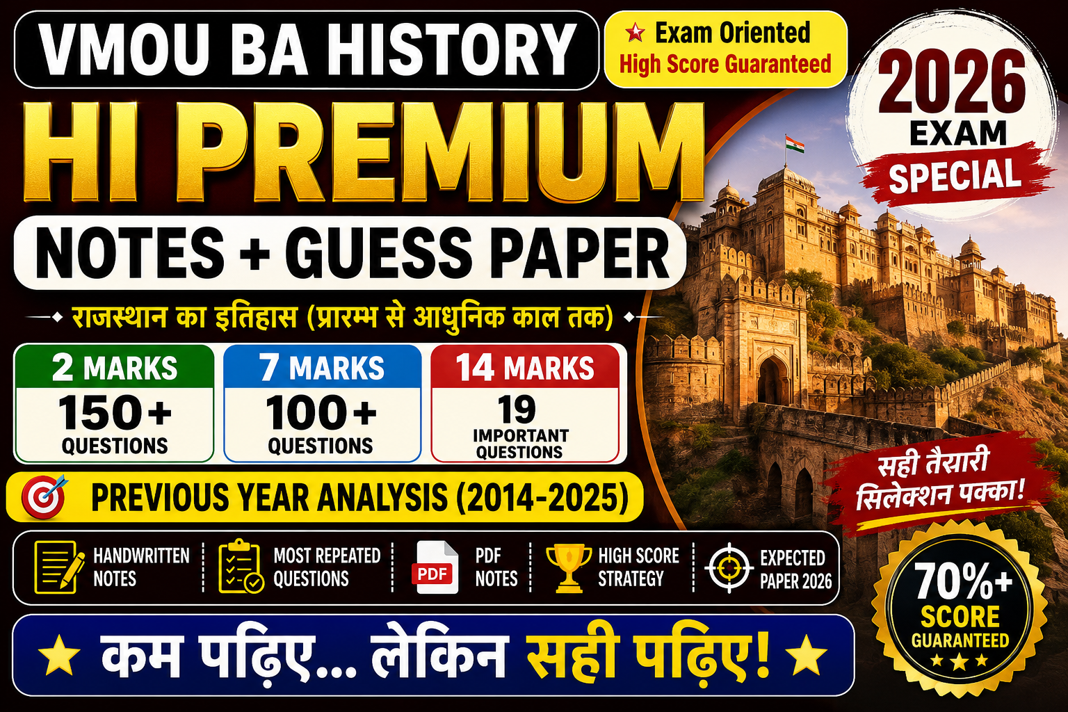 HI 02 Premium Notes Cum Guess Paper 2026