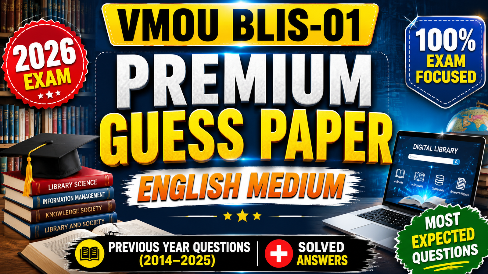 BLIS 01 Premium Guess Paper English